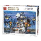 King 5723 Halloween Haunted House Puzzle, weiß