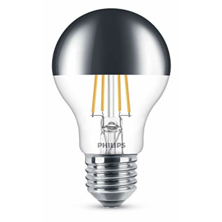 Philips LED Lampe, ersetzt 48W, Kopfspiegel, E27, Warmweiß (2700 K), 610 Lumen, klar