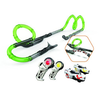 Silverlit 20232 – Infinity Racing Set – EXOST Loop – Rennbahn für Autos – mit Loopings und Sprungelementen – grün-ab 5 Jahren