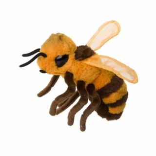 WWF Plüsch WWF00920, WWF Biene (17cm), realistisch, Super weiches, lebensecht gestaltetes Plüschtier zum Knuddeln und Liebhaben, Handwäsche möglich