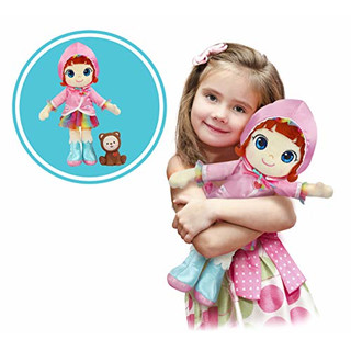Rainbow Ruby – Lizenz Mini Univers – Meine erste Puppe – Ruby Puppe aus Stoff mit Figur Choco – Spielzeug