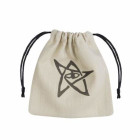 Q-Workshop Call of Cthulhu Beige & black Dice Bag