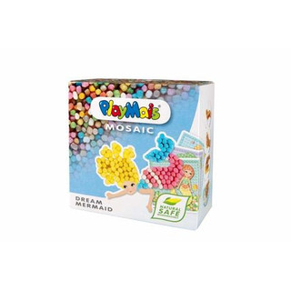 PlayMais Mosaic Dream Kitten Kreativ-Set zum Basteln für Kinder ab 5 Jahren | Über 2.300 Stück & 6 Mosaik Klebebilder mit süßen Katzen | Fördert Kreativität & Feinmotorik | Natürliches Spielzeug