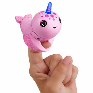 WowWee Fingerlings Narwhal Leuchtend – Rachel (Pink)