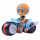 Smoby 180210 Spielfigur Lampo mit Motorrad, Figur aus der 44 Cats Serie, für Kinder ab 3 Jahren, Mehrfarbig