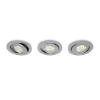 Philips myLiving LED Einbauspot Asterope 3er Set Metall...