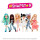 BANDAI YL30010 Outfits & Fashion SnapStar Ankleidepuppen, 23 cm – Accessoires zur individuellen Gestaltung der Puppen