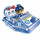 Pinypon Action - Lancha de policía con 1 Figura, para niños y niñas de 4 a 8 años, (Famosa 700015588)