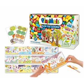 PlayMais 160371 - PlayMais FUN TO LEARN Seasons, Bastelset