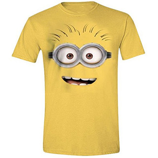 Trademark Products Mens Despicable Me 2 Goggle Eye Dave Regular Fit Short Sleeve T-Shirt, Yellow (Daisy), X-Large