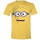 Trademark Products Mens Despicable Me 2 Goggle Eye Dave Regular Fit Short Sleeve T-Shirt, Yellow (Daisy), X-Large