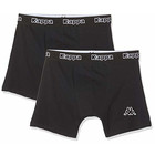 Kappa Herren 2pack Boxers Boxershorts, Schwarz (Black...
