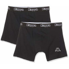Kappa Herren 2pack Boxers Boxershorts, Schwarz (Black...