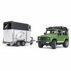 Land Rover Defender Station Wagon mit Pferdeanhänger...
