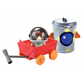 Smoby 180213 Spielfigur Cosmo mit Raumkapsel, Figur aus der 44 Cats Serie, für Kinder ab 3 Jahren, Mehrfarbig