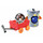 Smoby 180213 Spielfigur Cosmo mit Raumkapsel, Figur aus der 44 Cats Serie, für Kinder ab 3 Jahren, Mehrfarbig