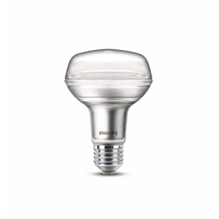Philips LEDclassic Lampe, ersetzt 60W, E27, R50, Warmweiß (2700 Kelvin), 670 Lumen, Reflektor, Silber