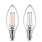 Philips 8718696587553 A++, LED-Leuchtmittel, Glas, 2 W,...