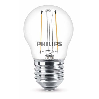 Philips 8718696573938 A++, LED-Leuchtmittel, Glas, 2 W, E27, klar, 4.5 x 4.5 x 7.8 cm