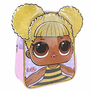 Cerdá - LOL Surprise Metallisch Glänzender Mädchen Rucksack Kinder | Kinder Rucksack mit Glitzer - Offiziell Lizenzierte LOL Surprise