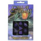 COC Horror on the Orient Express Black & purple Dice...