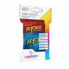 KeyForge Printed Sleeves Logo Blue