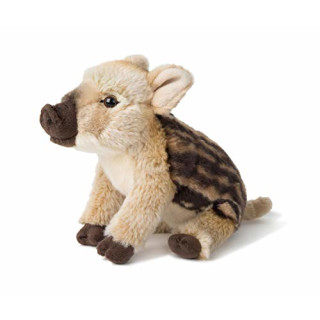 WWF WWF00833 Plüsch Wildschwein Frischling, realistisch gestaltetes Plüschtier, ca. 23 cm groß und wunderbar weich