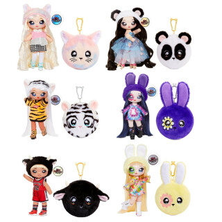 Na Na Na Surprise 2-in-1 Fashion Doll und Plüschtasche - Sammlerstücke - Serie 4 - Juli Joyful