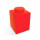 LEGO Classic 1x1 Brick Silicone NiteLite Lampe Nachttischlampe Nachtlicht 8x8x11 (Rot)