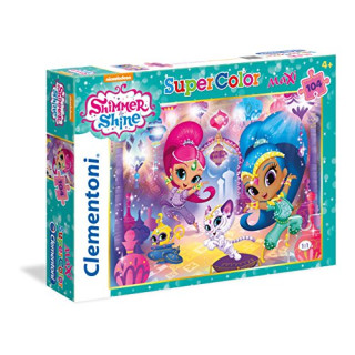 Clementoni 23705 and Shimmer und Shine-Maxi Puzzle, 104 Teile,