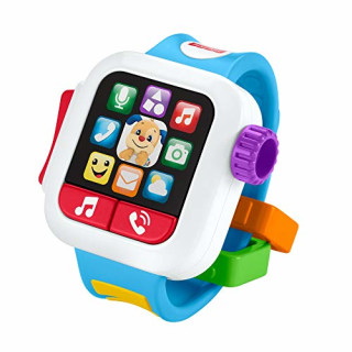 Fisher Price GJW10 GNK88 - Lernspaß Smart Watch, Musikspielzeug für Babys ab 6 Monaten