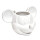 Joy Toy 62124 Mickey Mouse 3D KERAMIKTASSE Weiss 13,5X12X8,5 cm
