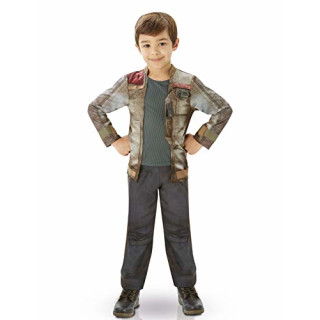 Generique - Deluxe Finn-Kostüm für Kinder aus Star Wars VII - 140/152 (11-12 Jahre)