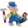 Bullyland 12492 - Spielfigur - Walt Disney 3 kleine Schweinchen - Schweinchen Schlau, ca. 9 cm