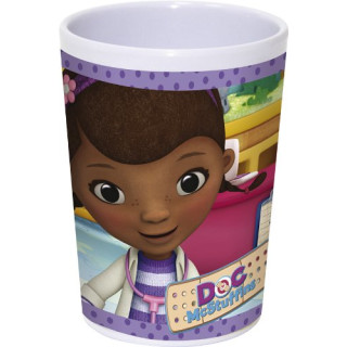 Joy Toy 748998 - Disney Doc McStuffins Melaminbecher, 200 ml, 7 x 9 cm