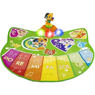 Chicco 00009916100000 44 Cats-Tanz SPIELMATTE, Mehrfarbig