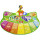 Chicco 00009916100000 44 Cats-Tanz SPIELMATTE, Mehrfarbig