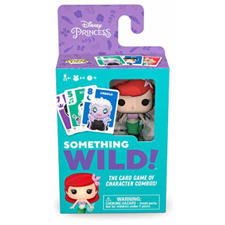 Funko 49353 Board Games 49353 Signature Something Wild Card Game-The Little Mermaid,