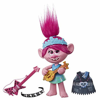 Trolls Les 2 : Tournée Mondiale de DreamWorks - Poupee Poppy Pop et Rock Chante en français