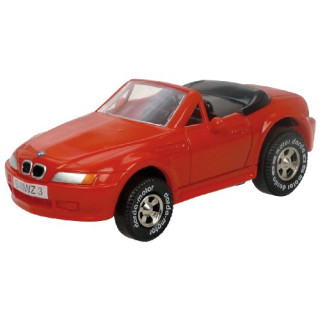 Darda 50308 - Darda Auto BMW Z3 rot, Rennauto mit auswechselbaren Rückzugsmotor