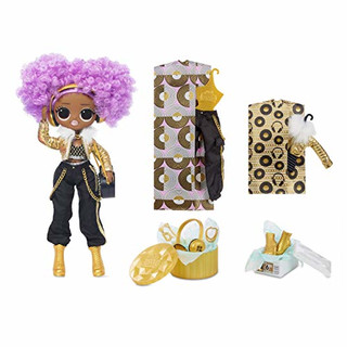 LOL Surprise OMG 38 Doll- 24K DJ, 25 cm große bewegliche Fashion Puppe mit 20 Überraschungen