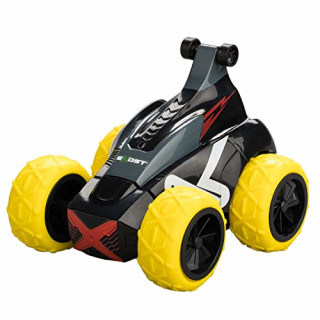 EXOST RC 20202 Crazy XS by Silverlit, ferngesteuertes Auto, mega Stunts, rotierende Vorderachse, Cooles Design, Maßstab 1:34, bunt, ab 5 Jahren