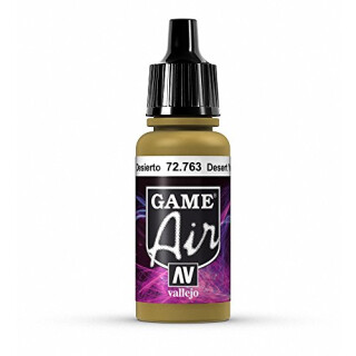 Vallejo Game Air Farbe 17 ml, Grundfarbe Desert Yellow