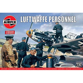 Airfix A00755V 1/76 WWII Luftwaffenpersonal Modellbausatz, verschieden, 1: 76 Scale