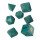 RuneQuest Turquoise & Gold Dice Set (7)