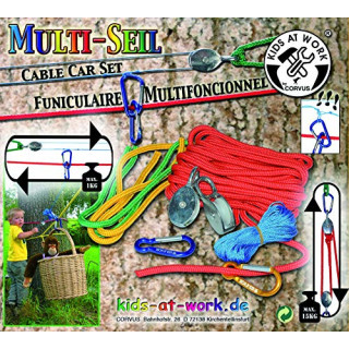 KIDS AT WORK Multi-Set Seilbahn 750131