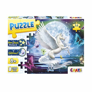 Craze GmbH CRAZE Puzzle Moonlight Pegasus 30196, 200 Stück