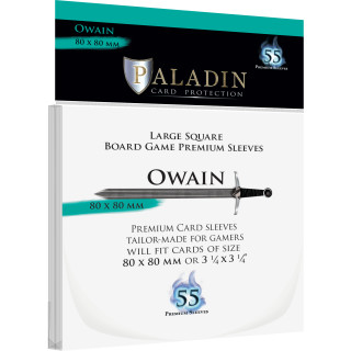 Paladin Sleeves - Owain Premium Large Square 80x80mm (55)