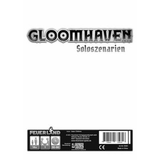 Feuerland Spiele - Gloomhaven - Solo SZENARIEN Erweiterung - Deutsch