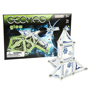 Geomag 332 Kids Panels Glow Space, 76-teilig